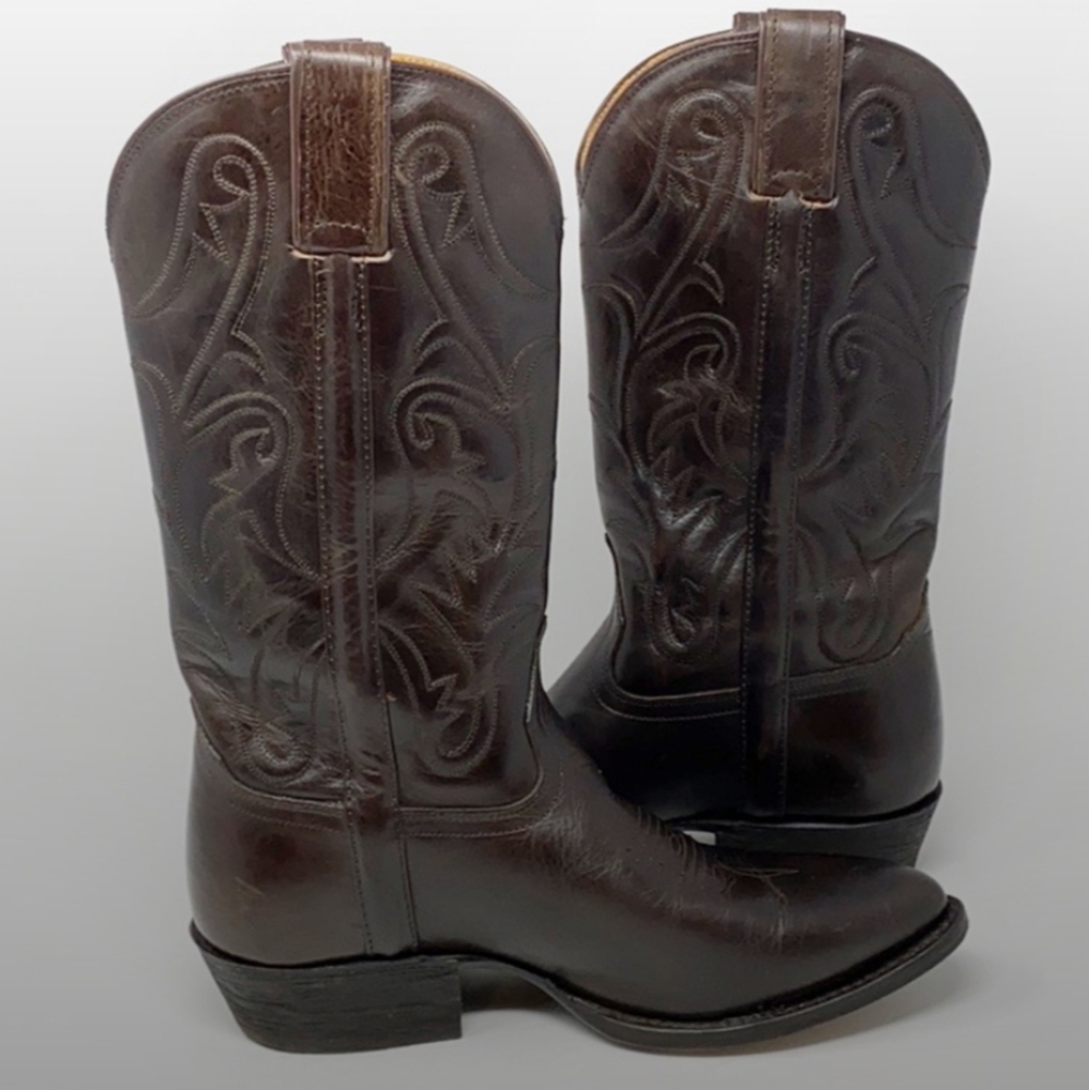Pre-Owned Frye Bruce Pull On Cowboy Boots